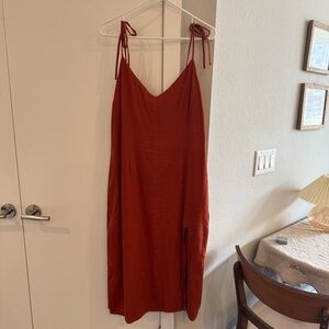 Abercrombie Linen Midi Dress